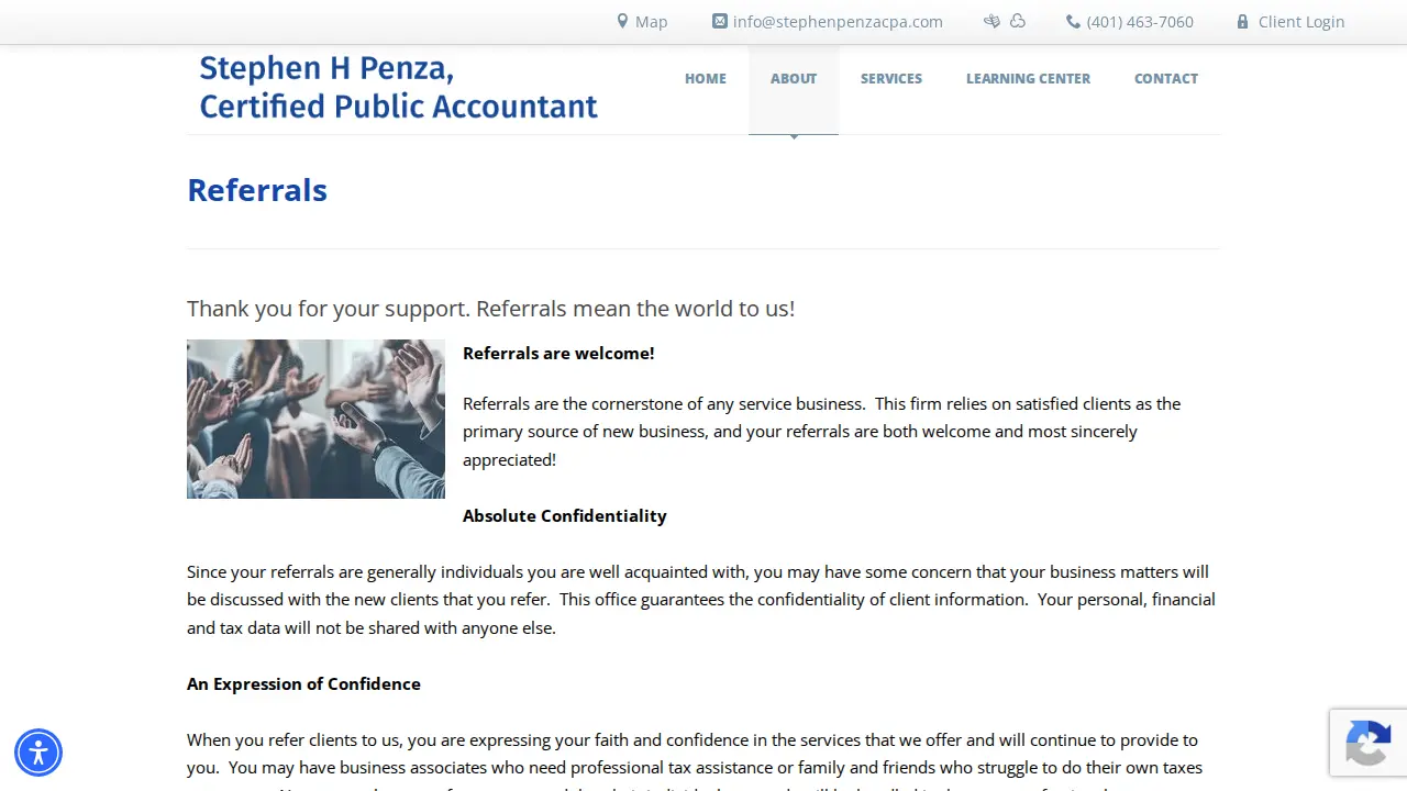 Stephen H. Penza, CPA page