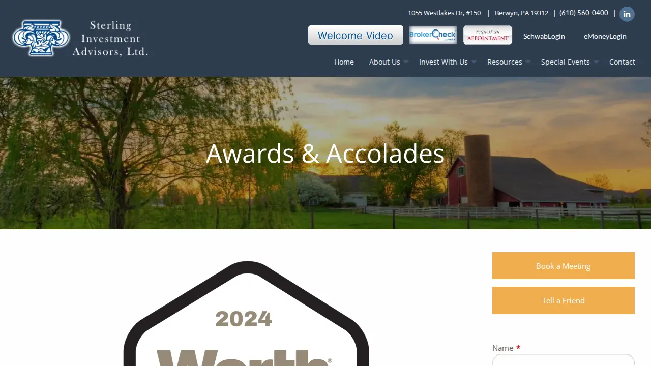 Sterling Investment Advisors page