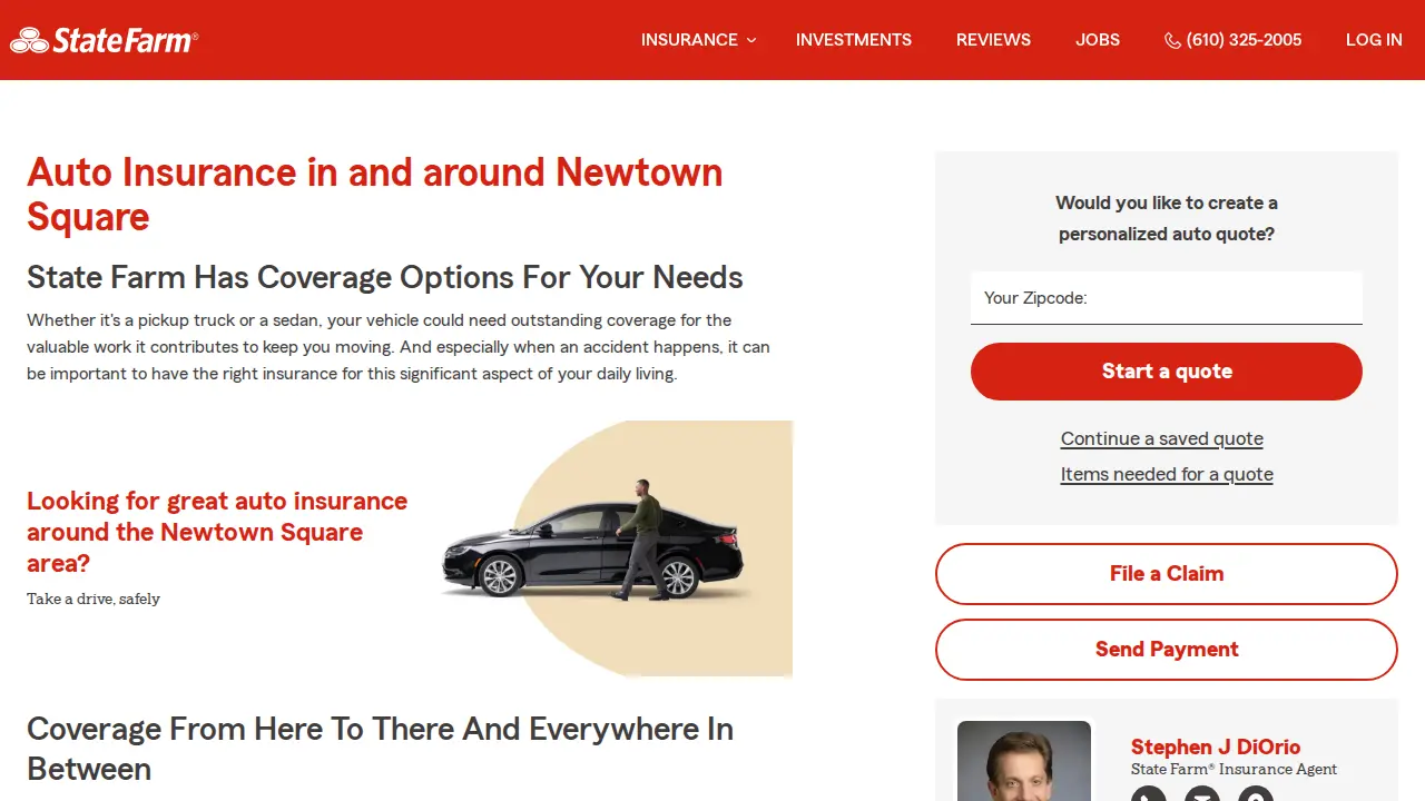 Stephen DiOrio - State Farm Insurance Agent page