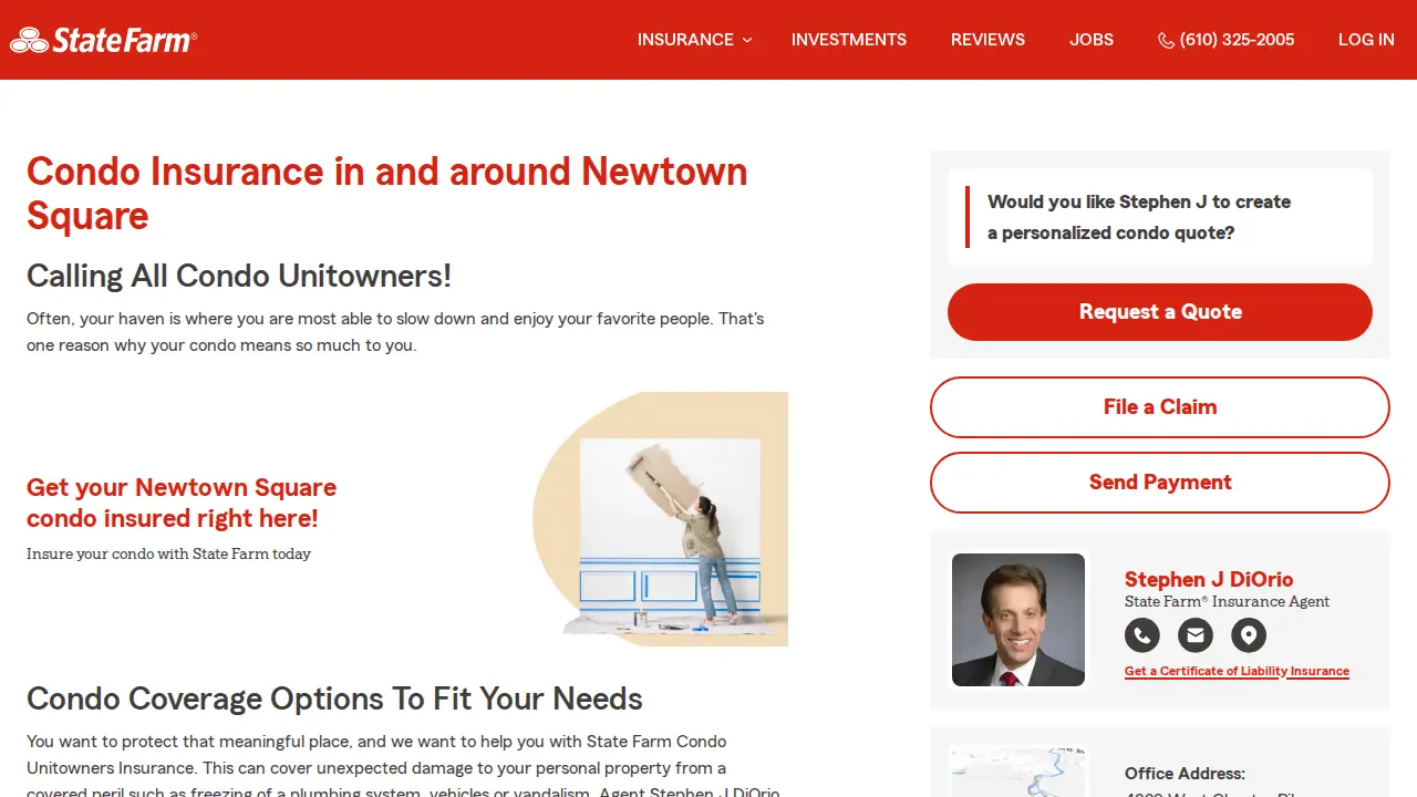 Stephen DiOrio - State Farm Insurance Agent page