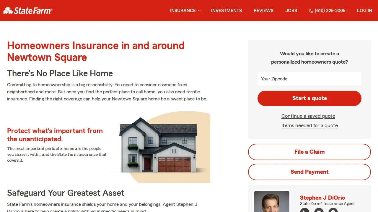 Stephen DiOrio - State Farm Insurance Agent page