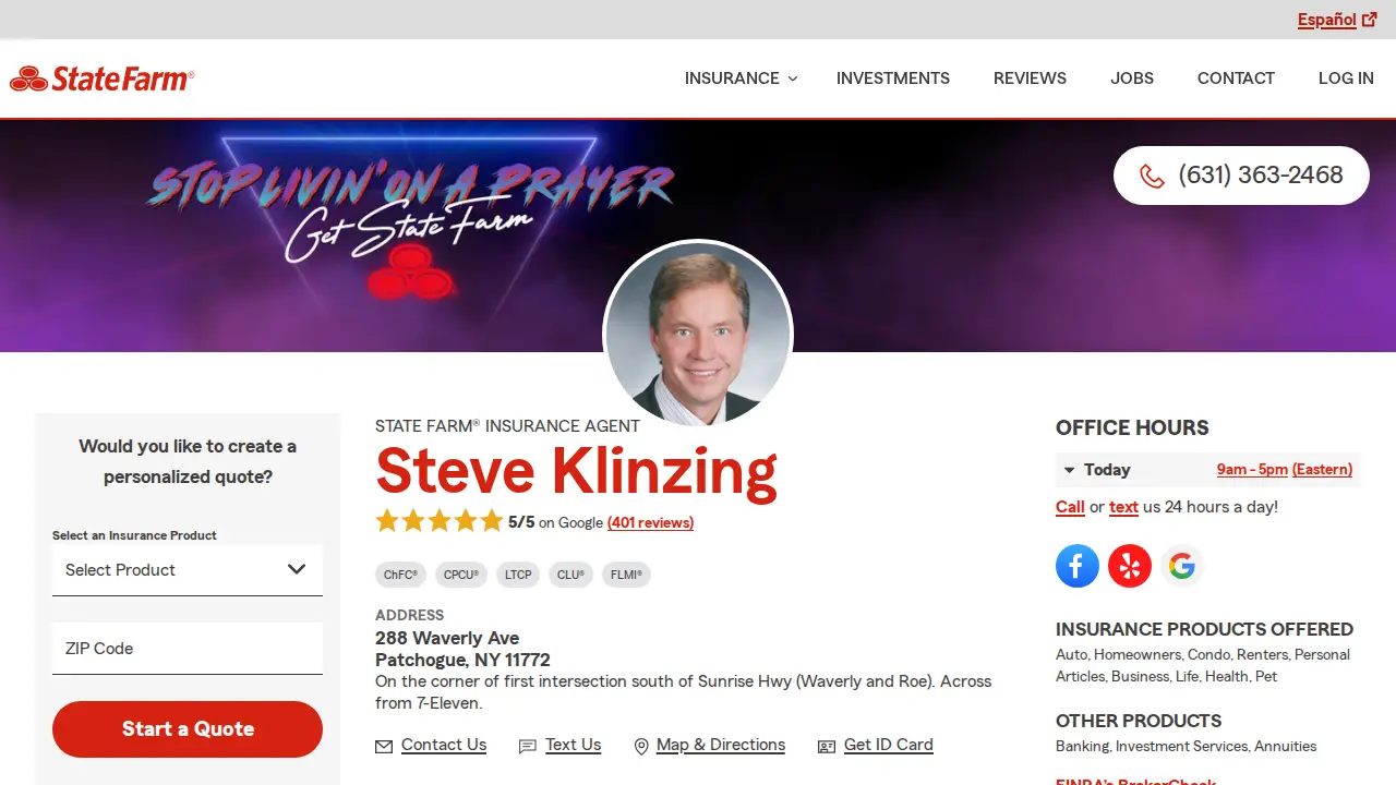 Steve Klinzing - State Farm Insurance Agent
