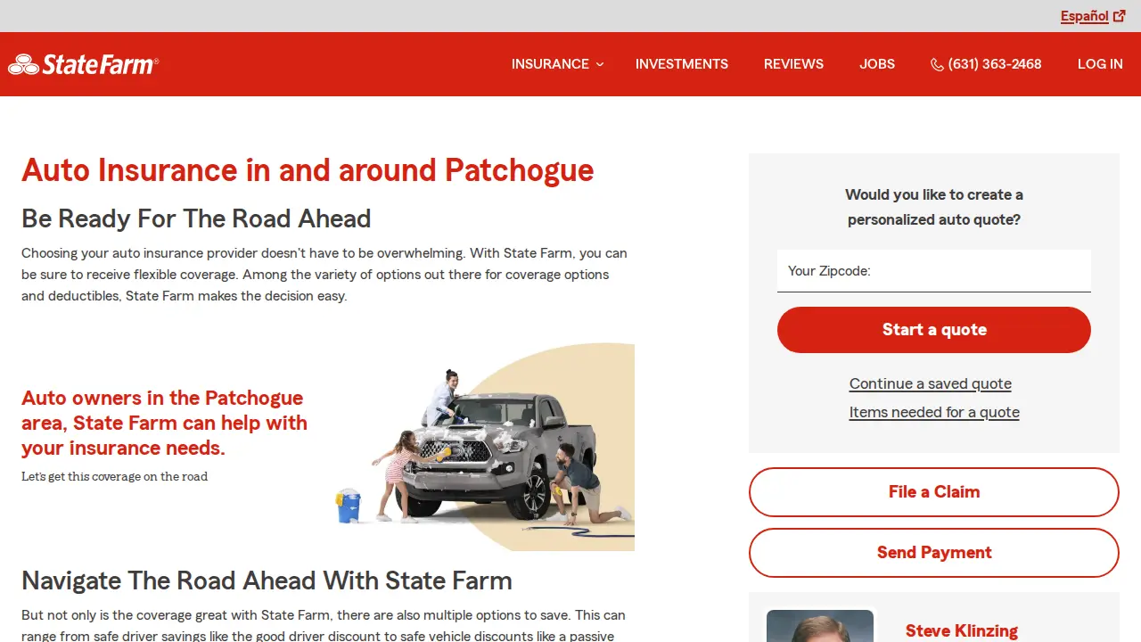 Steve Klinzing - State Farm Insurance Agent page