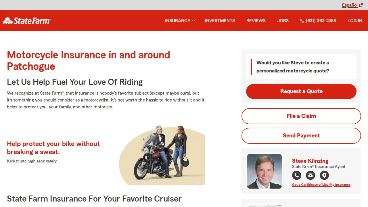 Steve Klinzing - State Farm Insurance Agent page