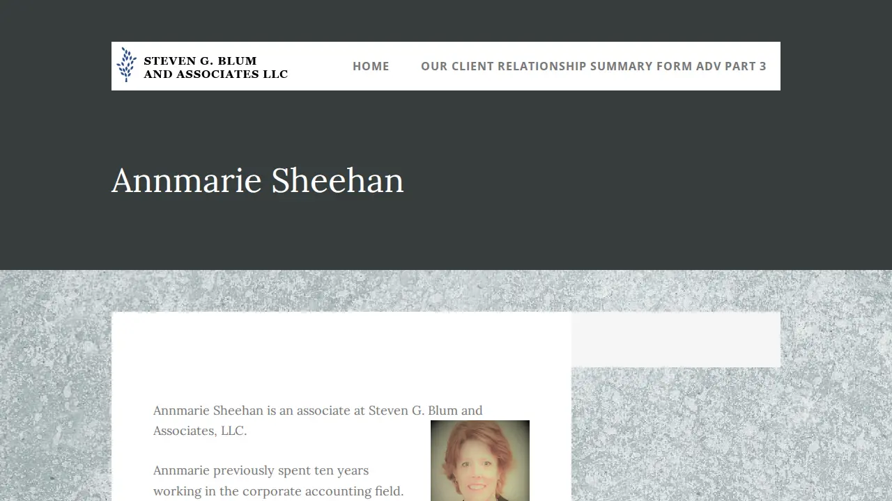 Steven G Blum & Associates LLC page