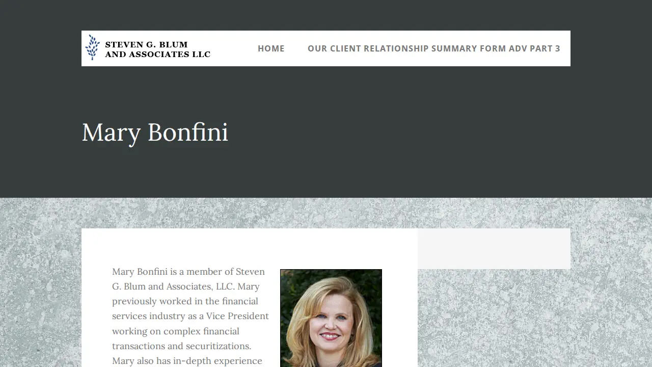 Steven G Blum & Associates LLC page