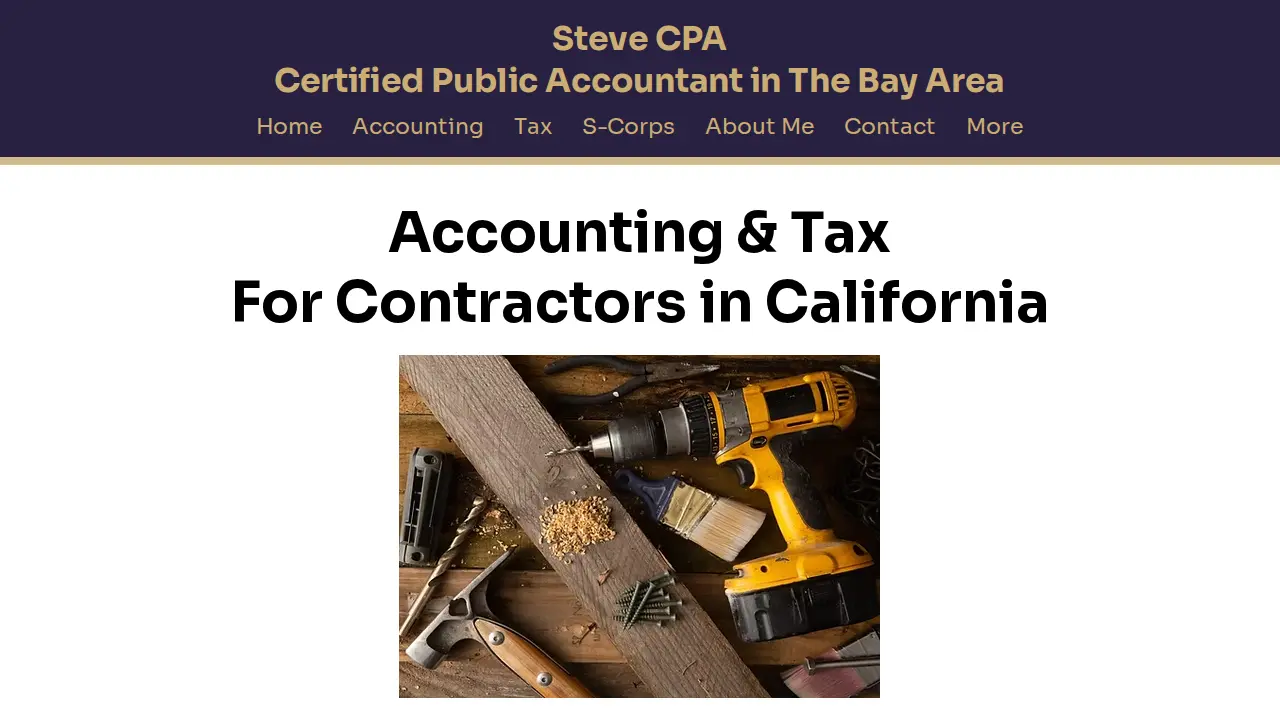Steve CPA | Accounting & Tax page