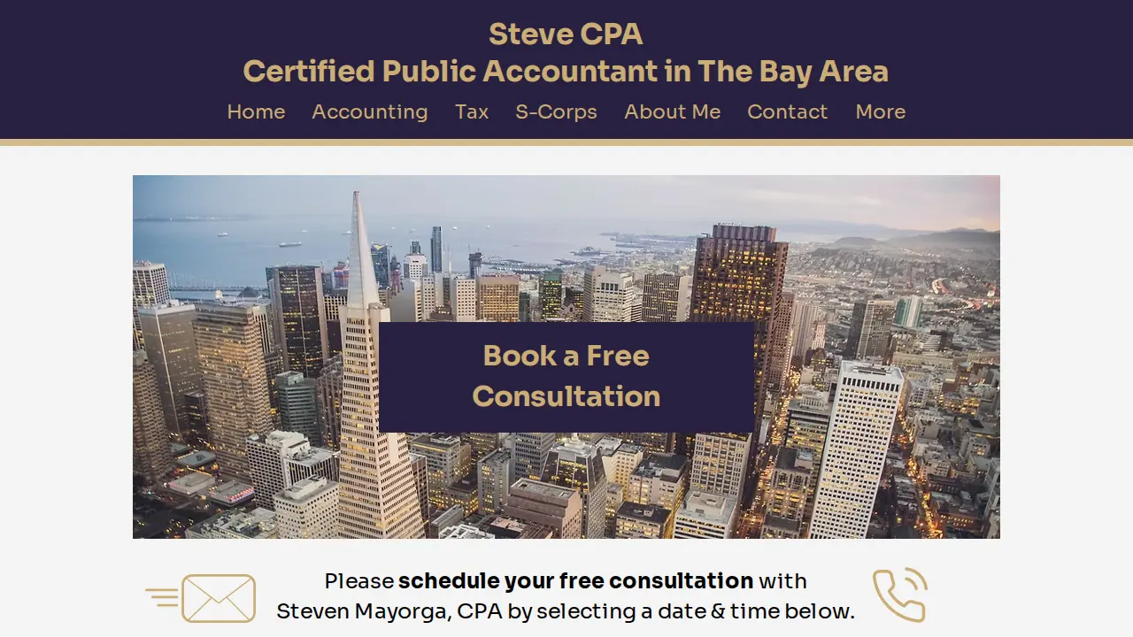 Steve CPA | Accounting & Tax page
