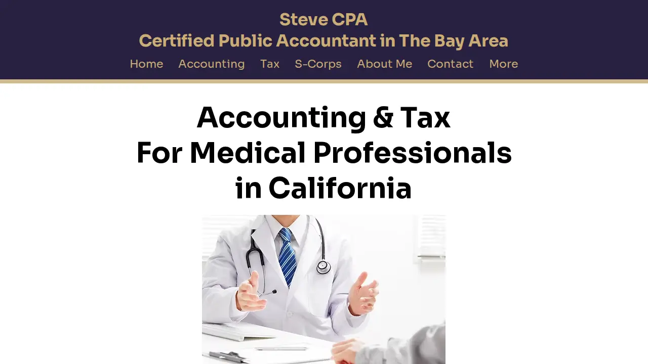 Steve CPA | Accounting & Tax page