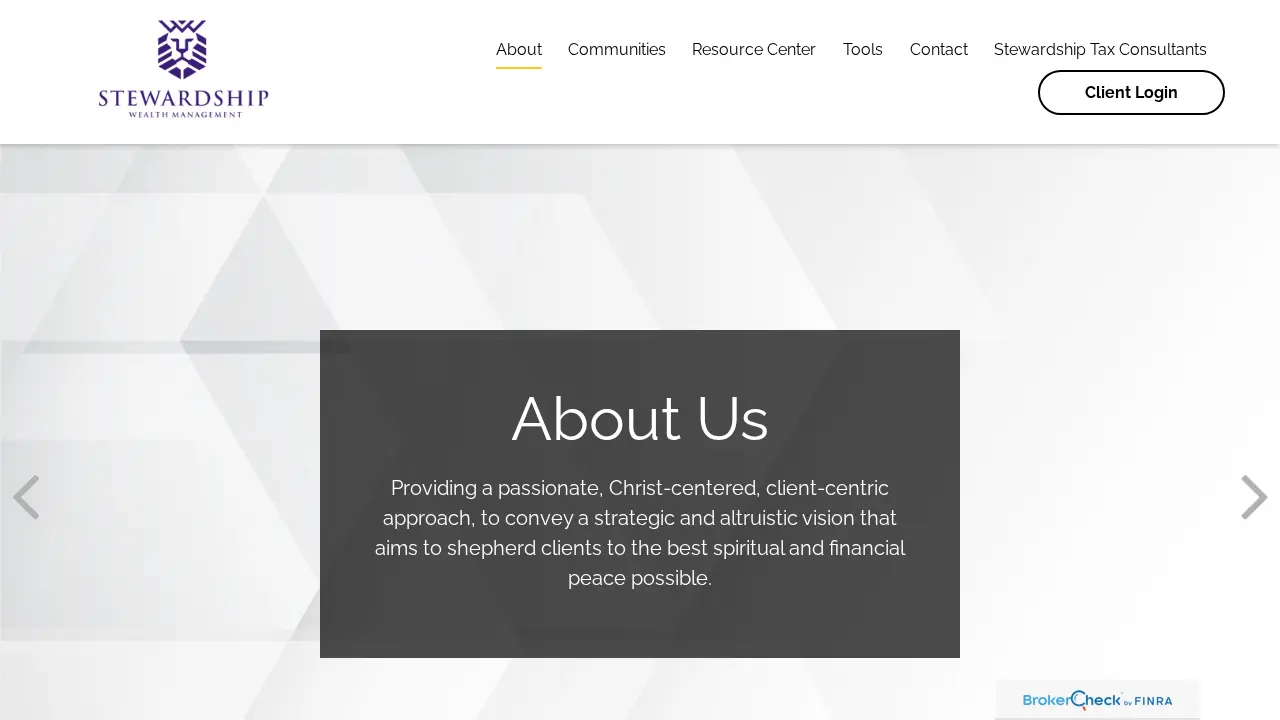 Stewardship Wealth Management page