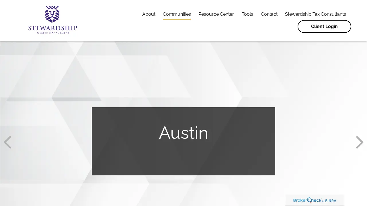Stewardship Wealth Management page