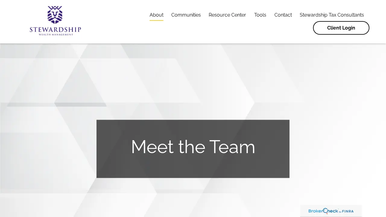 Stewardship Wealth Management page