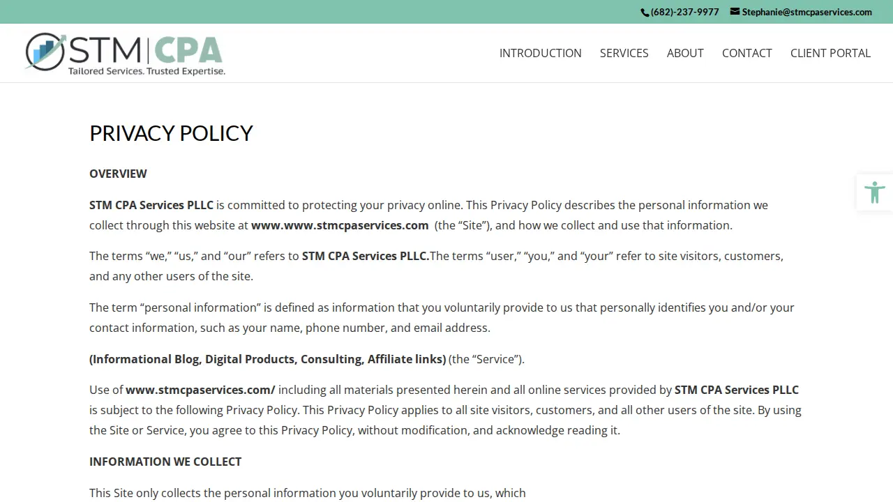 STM Cpa Services, PLLC page