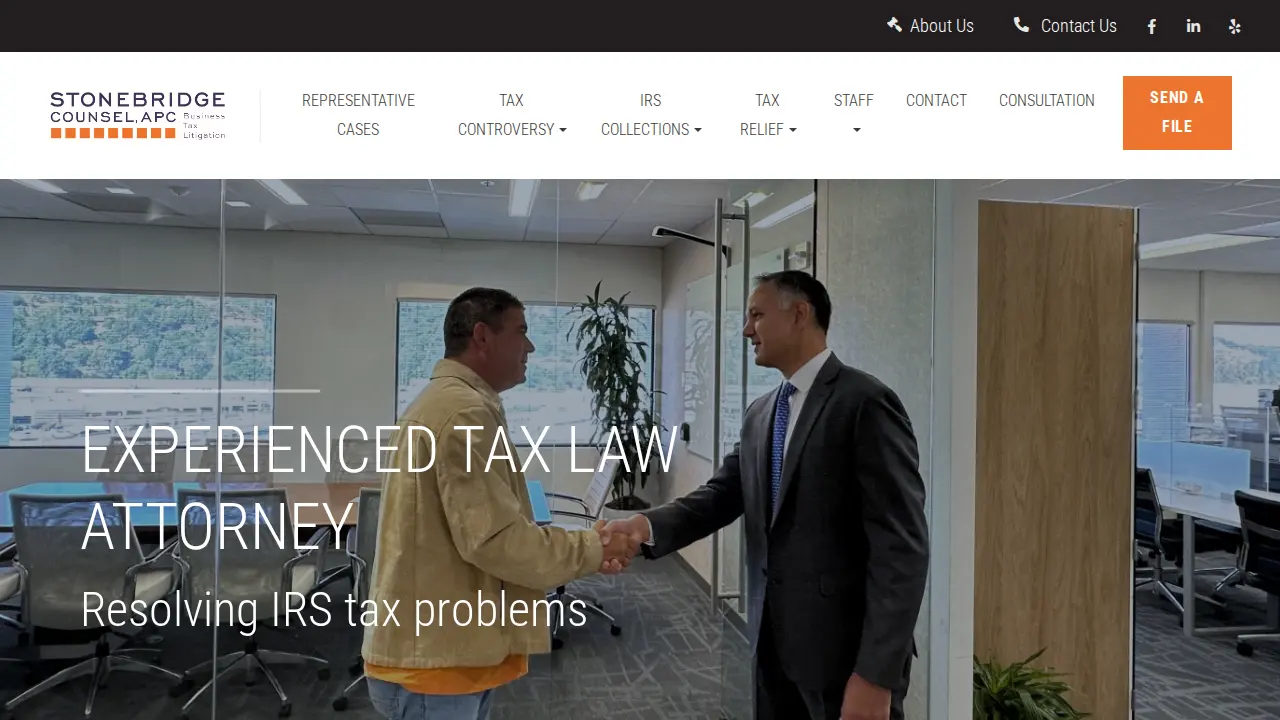 StoneBridge Counsel, APC Tax Attorney San Jose