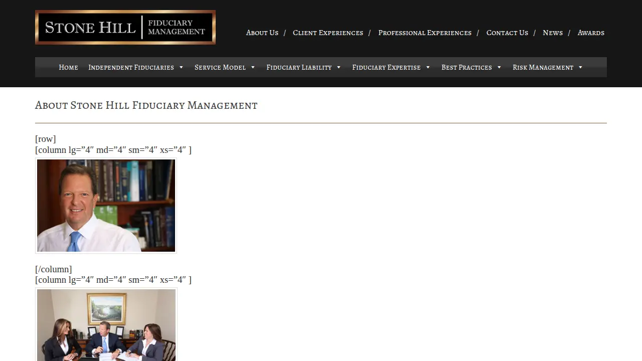 Stone Hill Fiduciary Management, LLC page