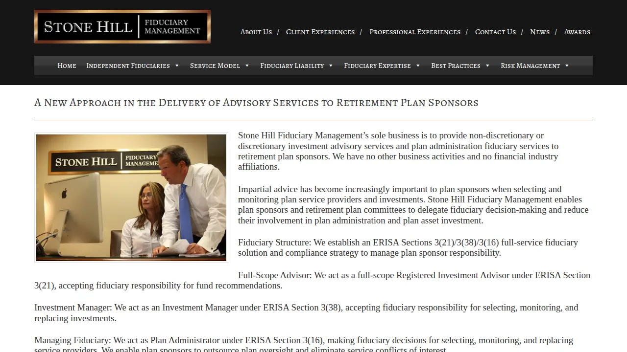 Stone Hill Fiduciary Management, LLC page