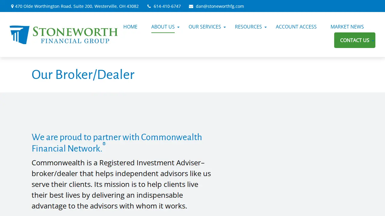Stoneworth Financial Group page