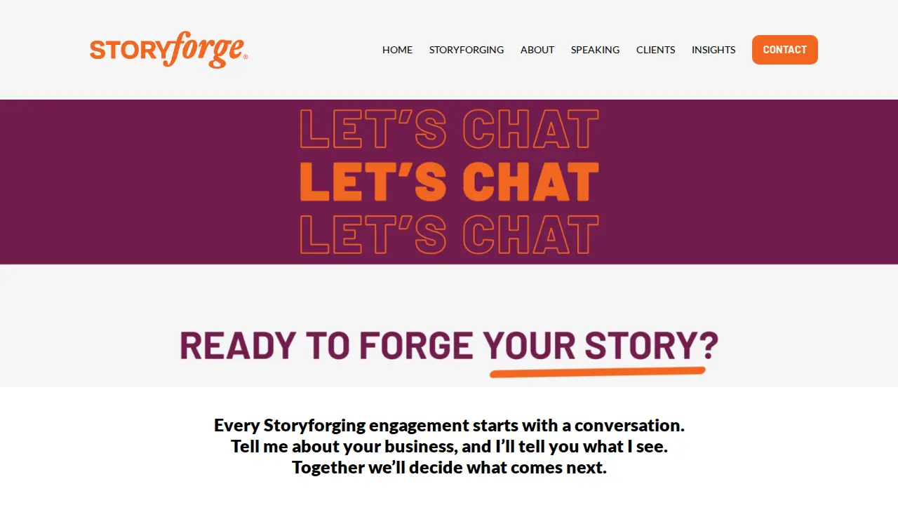 Storyforge LLC page