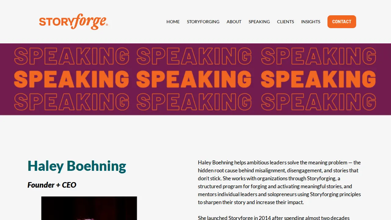 Storyforge LLC page