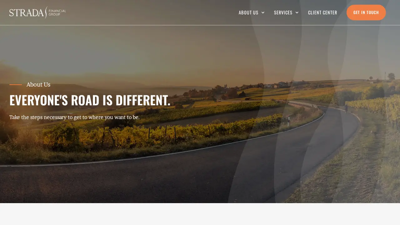 Strada Financial Group page