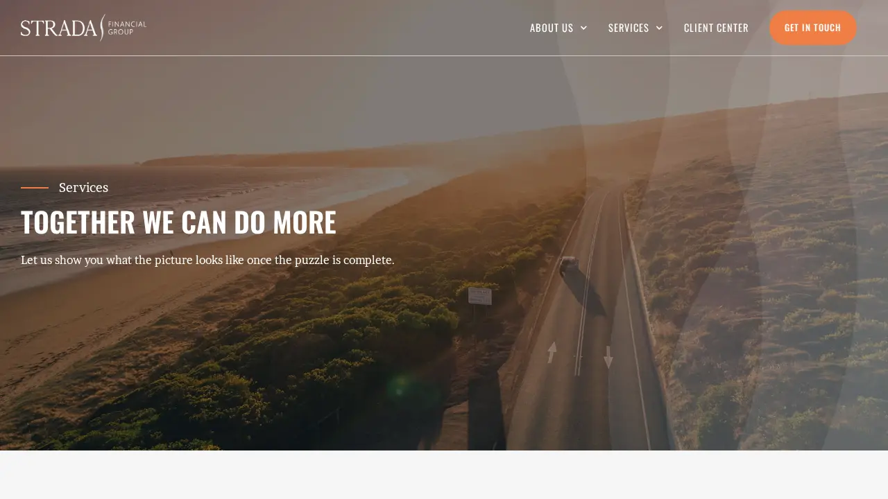 Strada Financial Group page