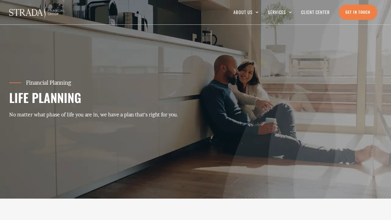 Strada Financial Group page