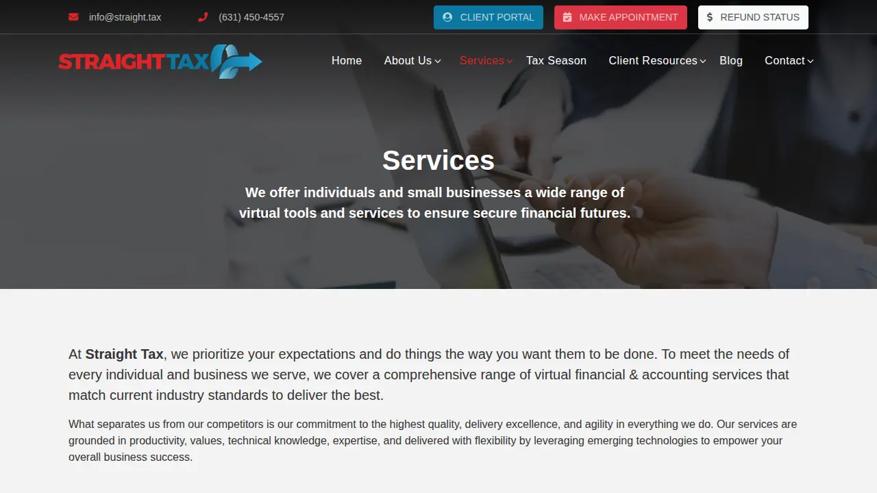 Straight Tax page