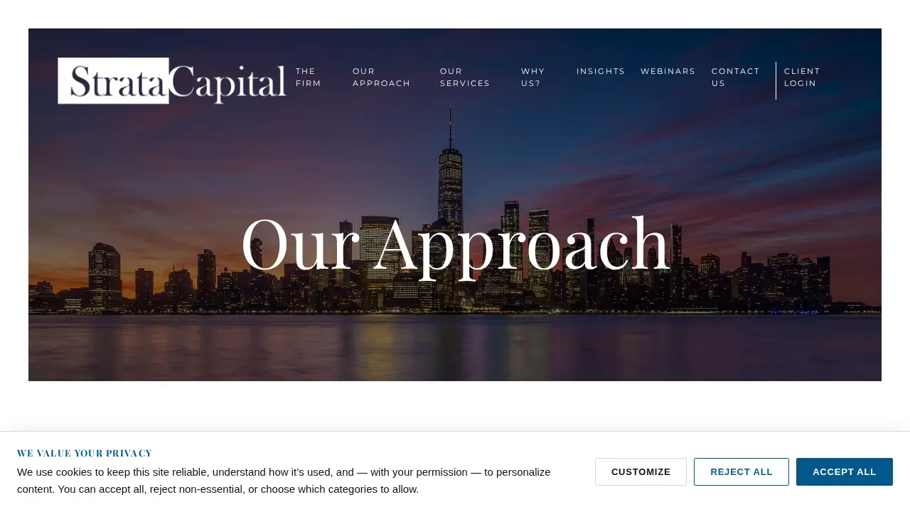 Strata Capital page