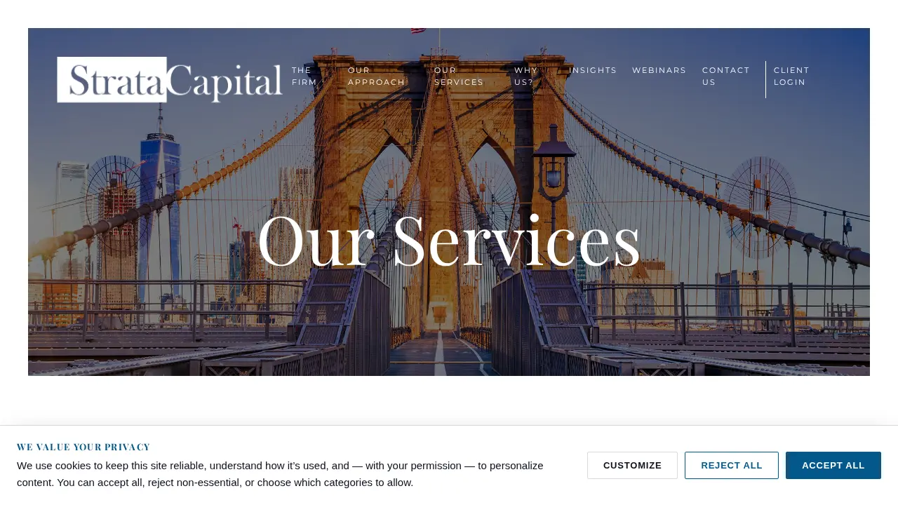 Strata Capital page