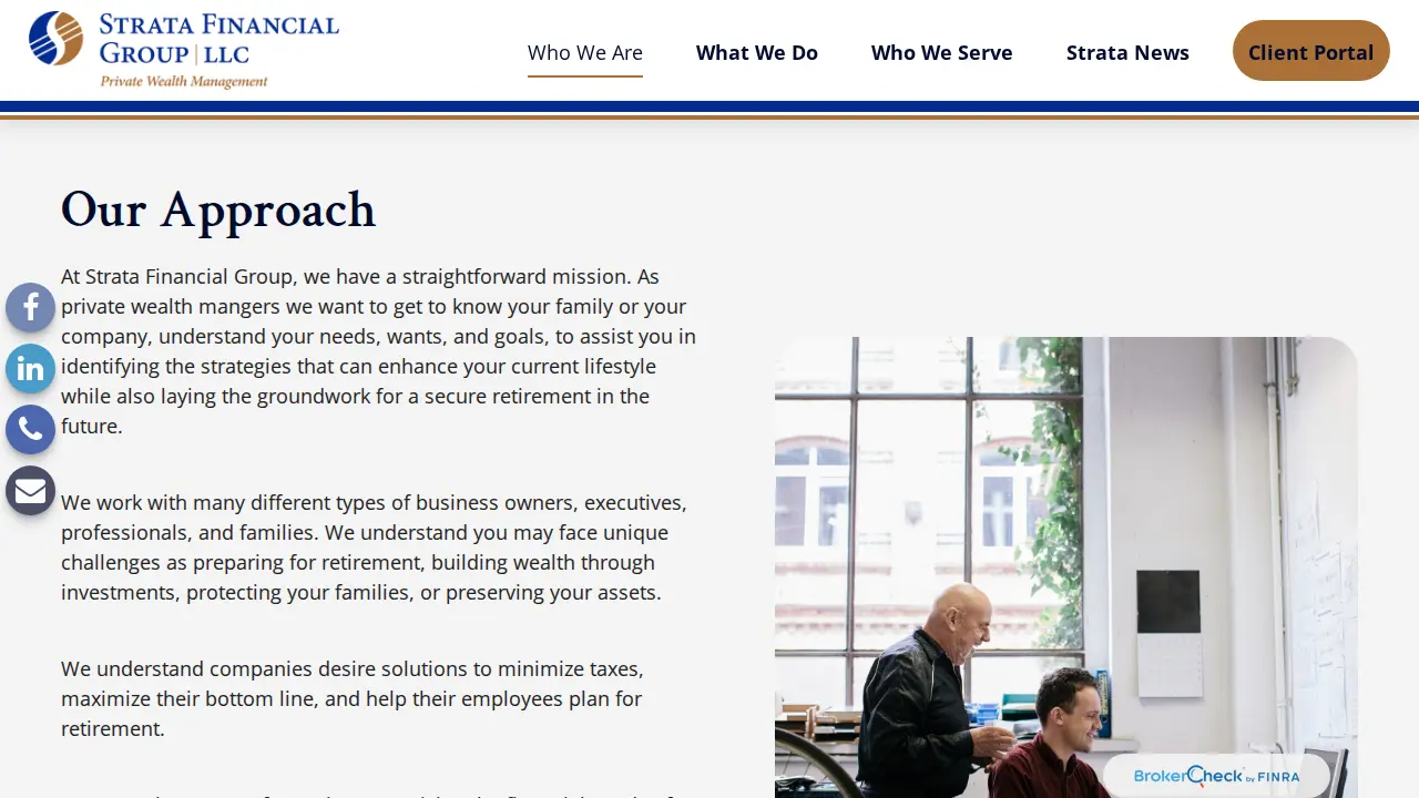 Strata Financial Group page