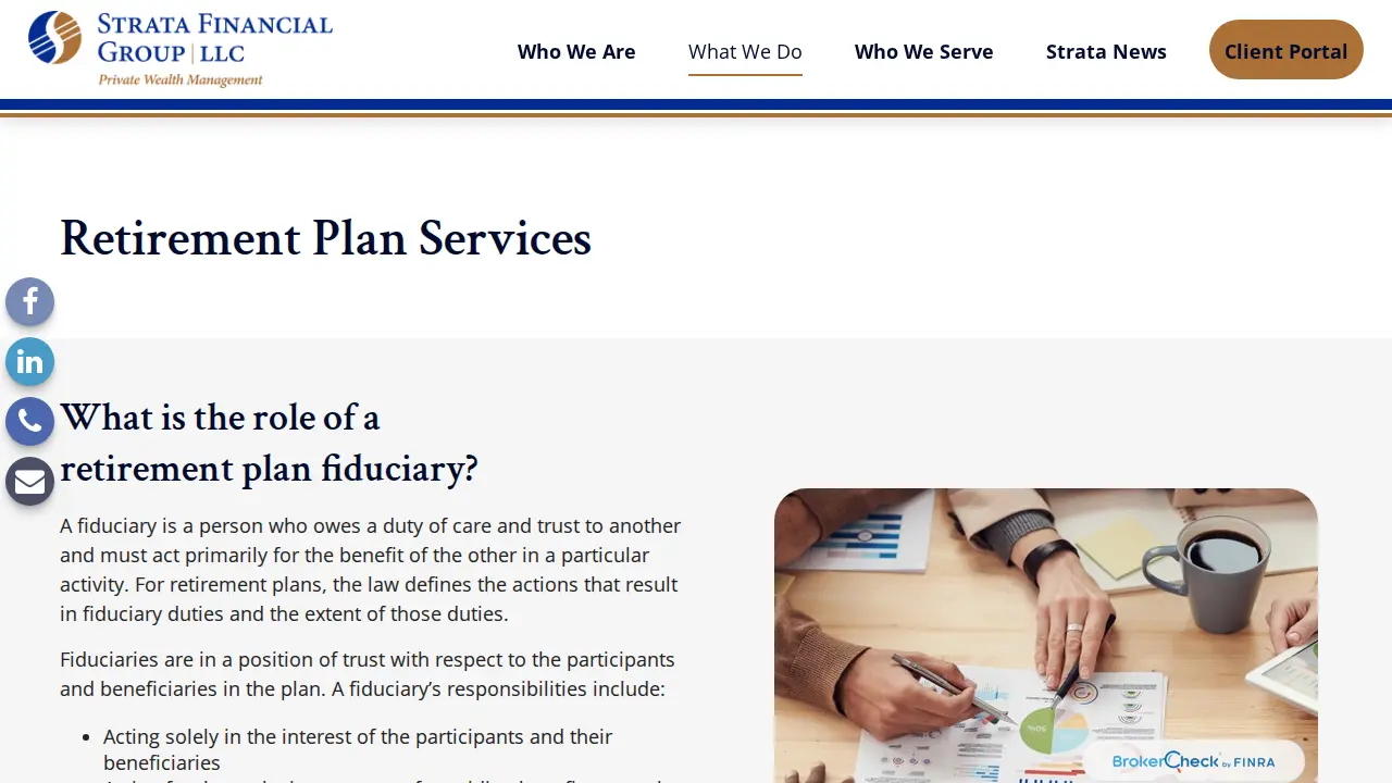 Strata Financial Group page