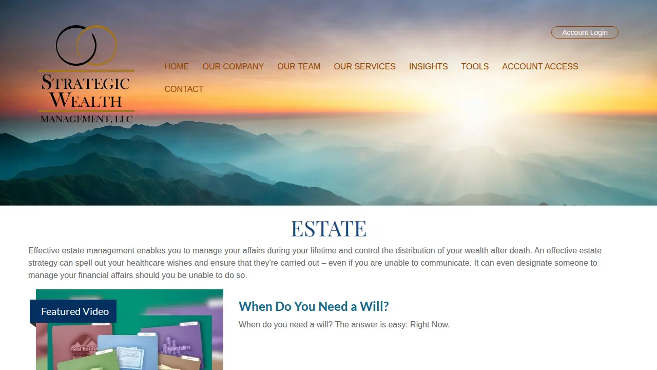 Strategic Wealth Management LLC page