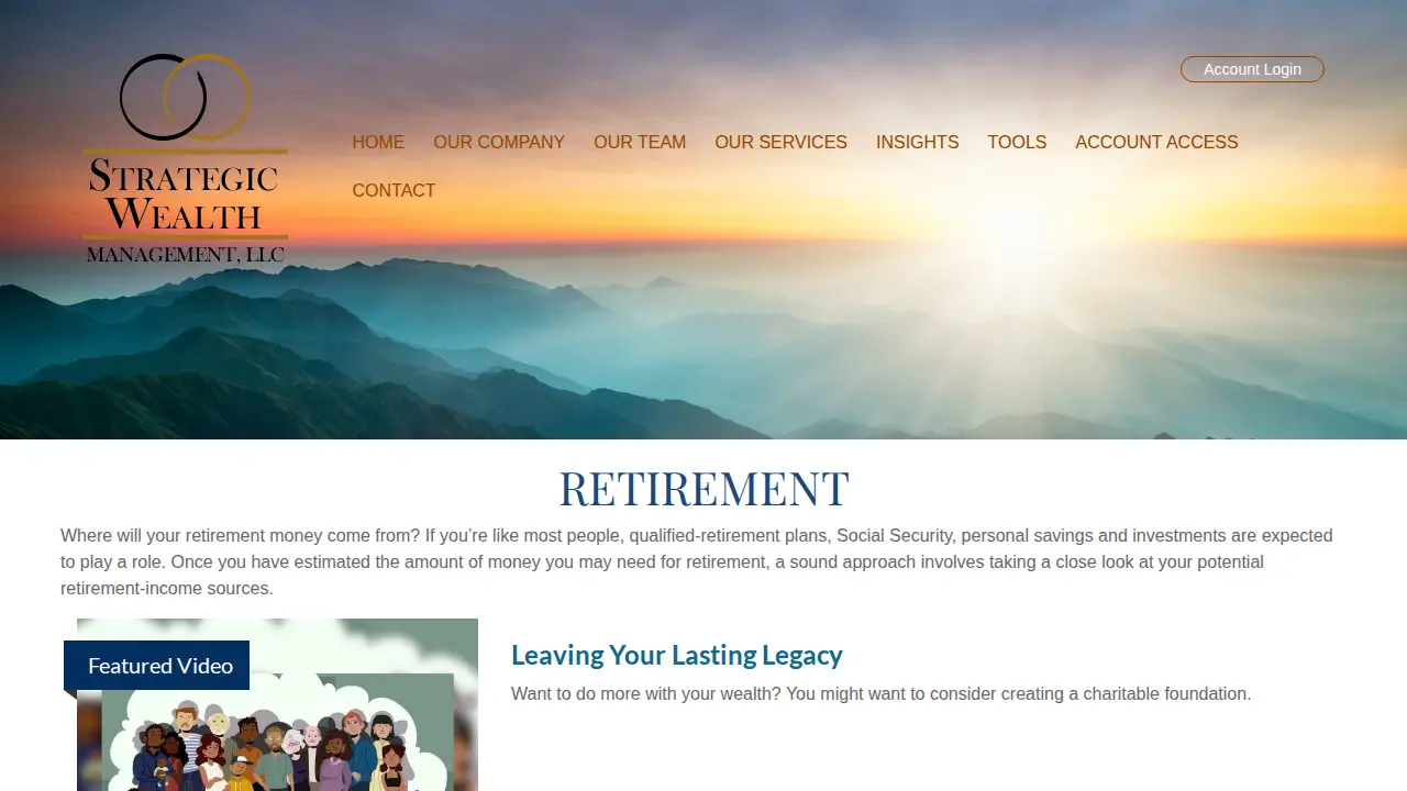Strategic Wealth Management LLC page