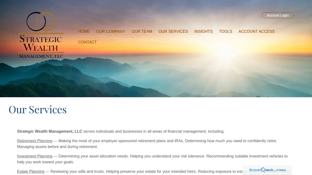 Strategic Wealth Management LLC page