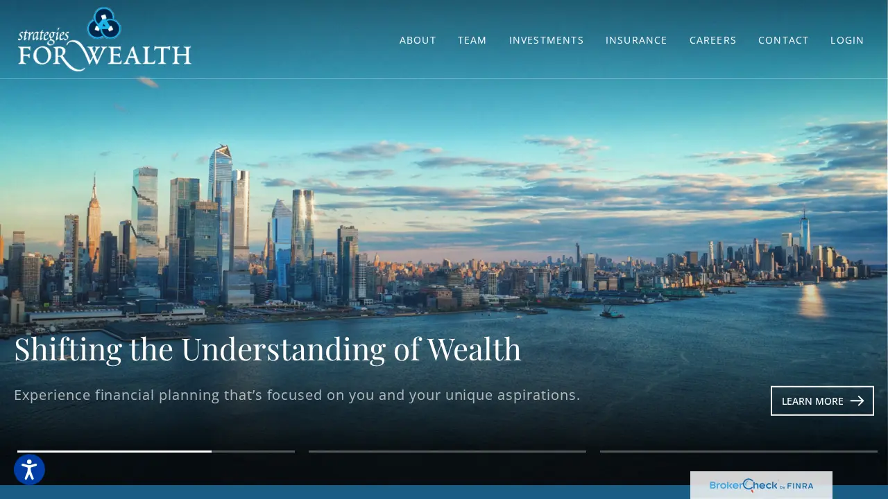 Strategies for Wealth page