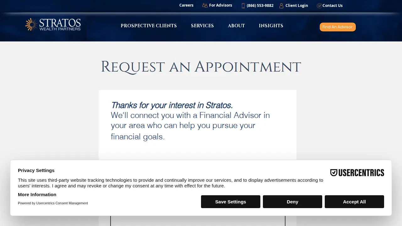 Stratos Wealth Partners, Ltd. page