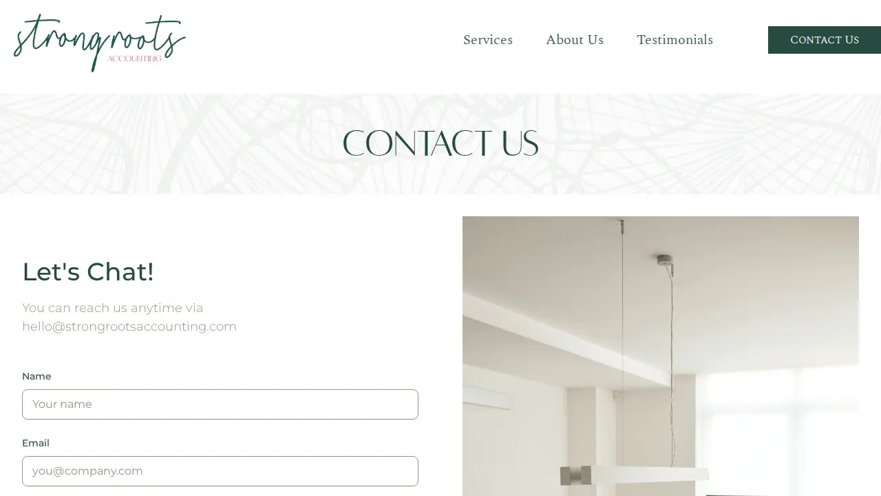 CK Bookkeeping and Consulting page