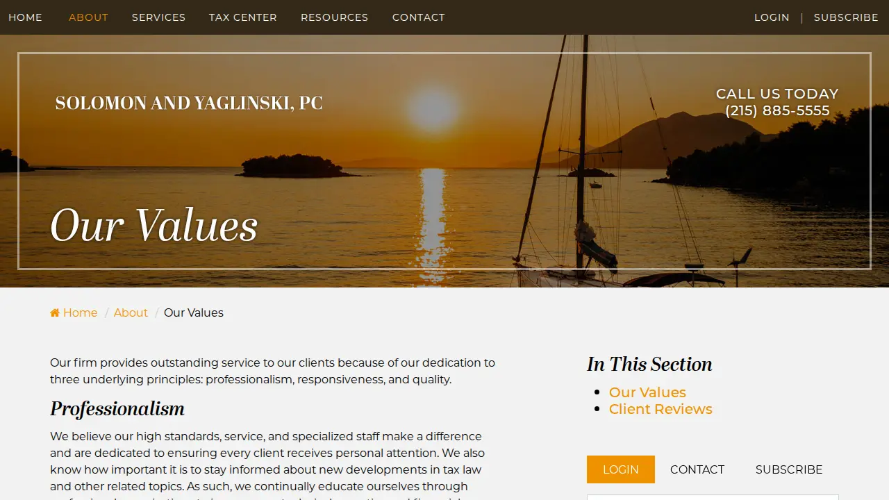 Solomon Stuart a CPA page