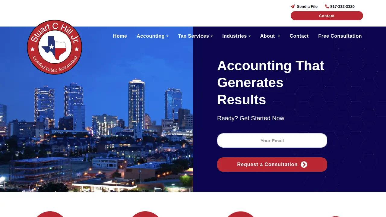 Stuart C. Hill, Jr., CPA, PLLC page