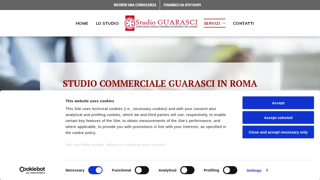 Studio Commercialista Dott. Giuseppe Guarasci page