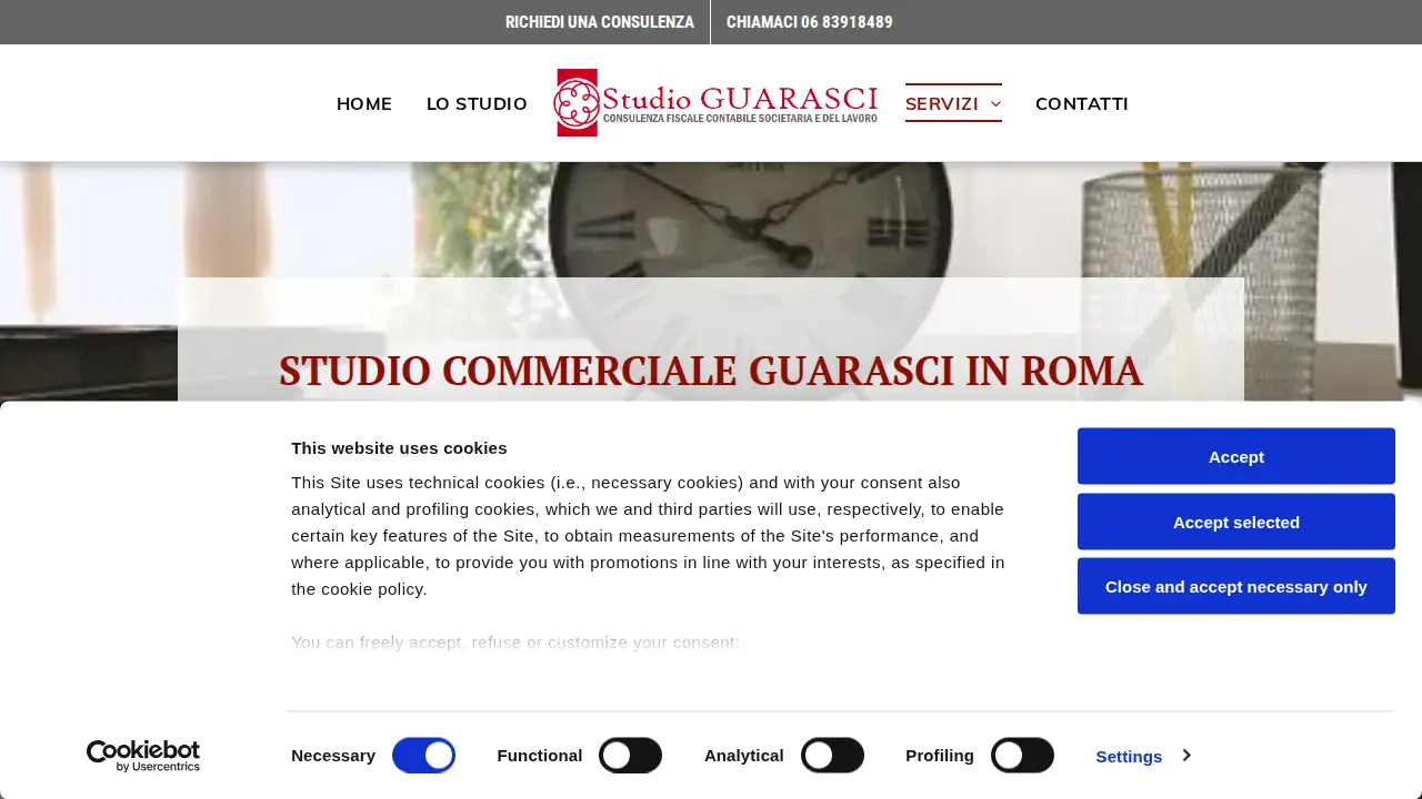 Studio Commercialista Dott. Giuseppe Guarasci page