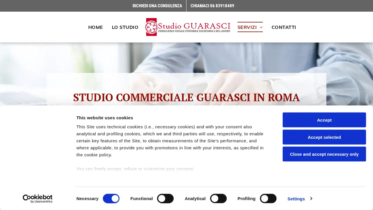 Studio Commercialista Dott. Giuseppe Guarasci page