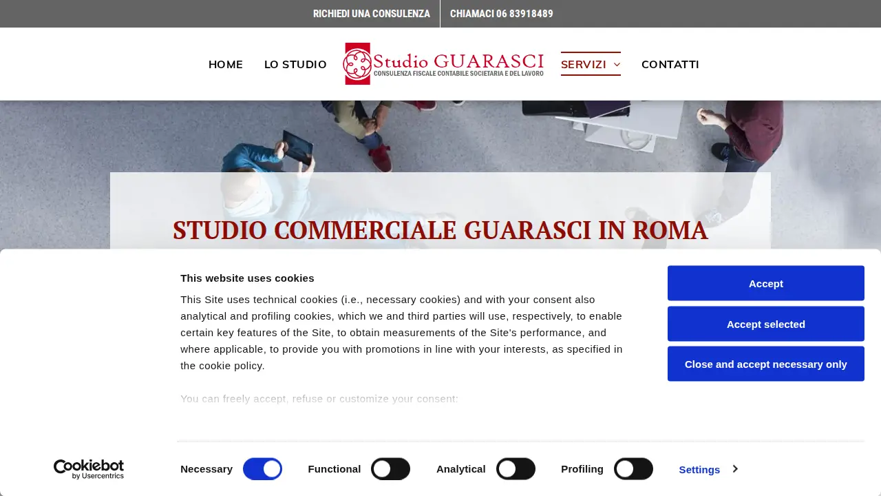Studio Commercialista Dott. Giuseppe Guarasci page