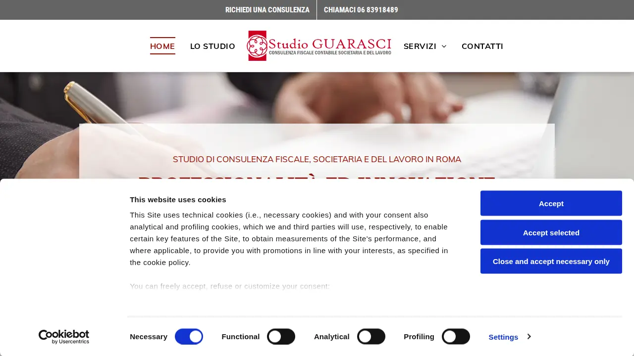 Studio Commercialista Dott. Giuseppe Guarasci page