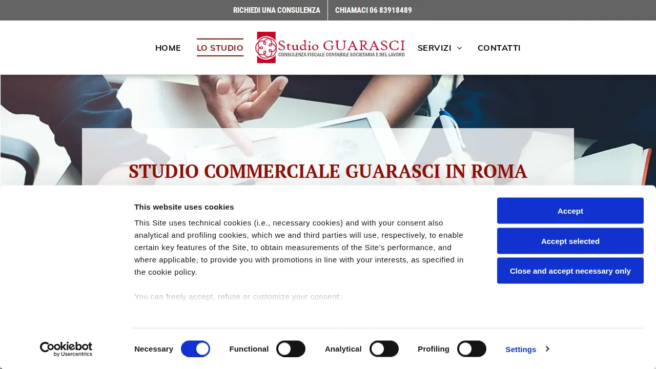 Studio Commercialista Dott. Giuseppe Guarasci page
