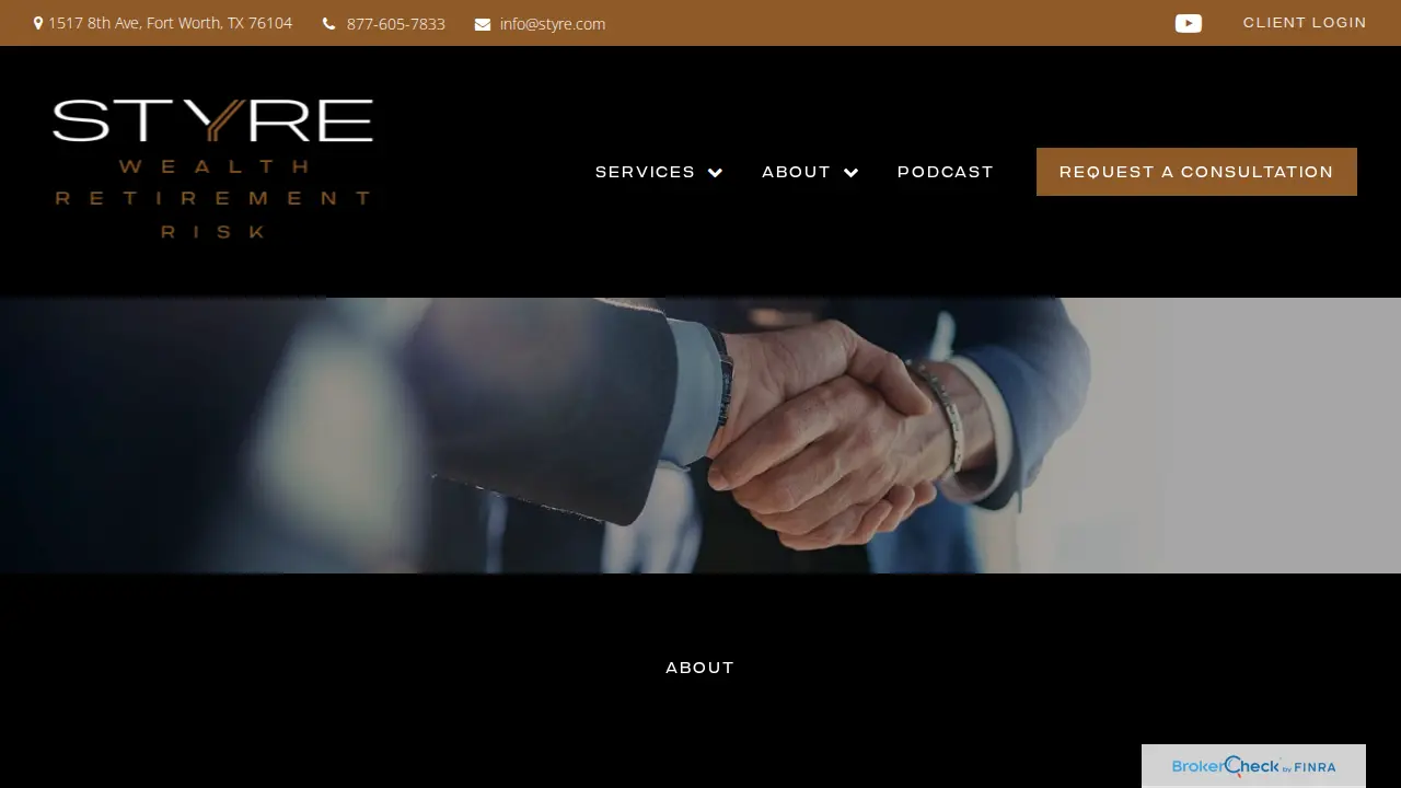 STYRE Wealth page