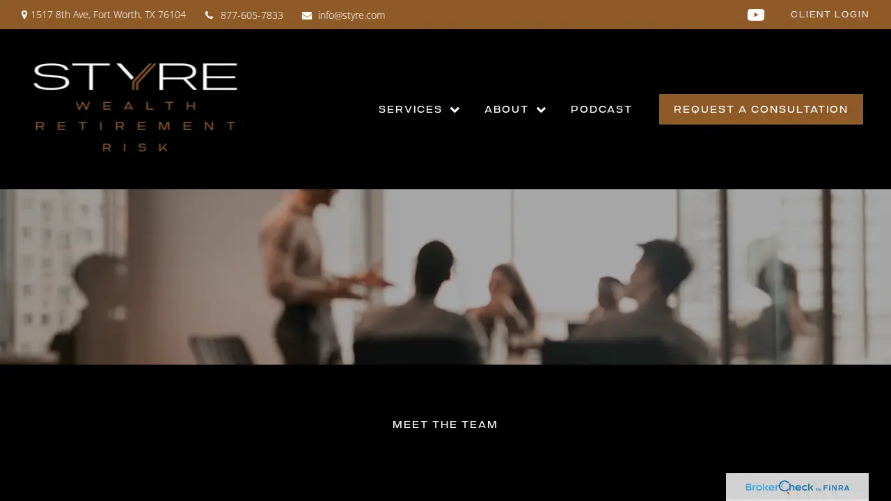 STYRE Wealth page