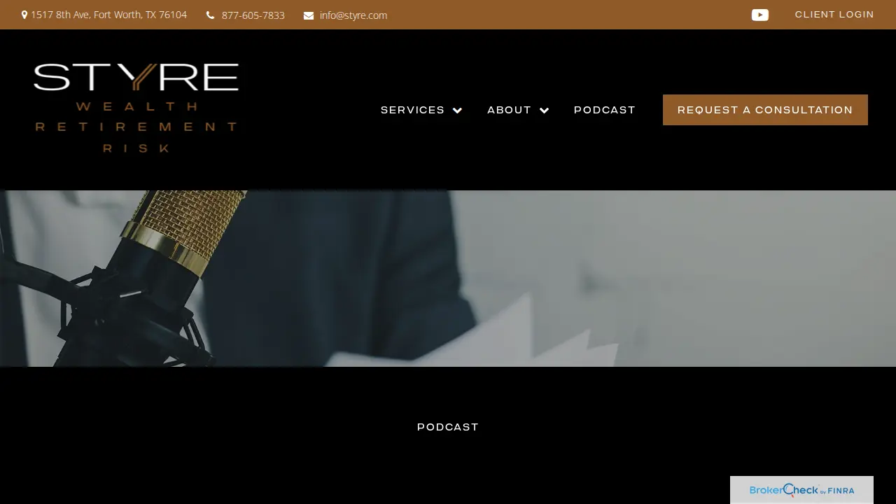 STYRE Wealth page