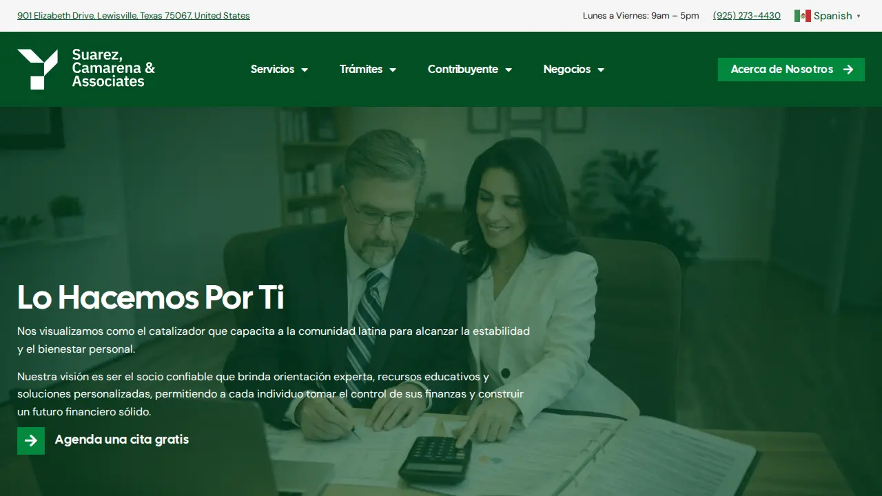Suarez Camarena & Associates page