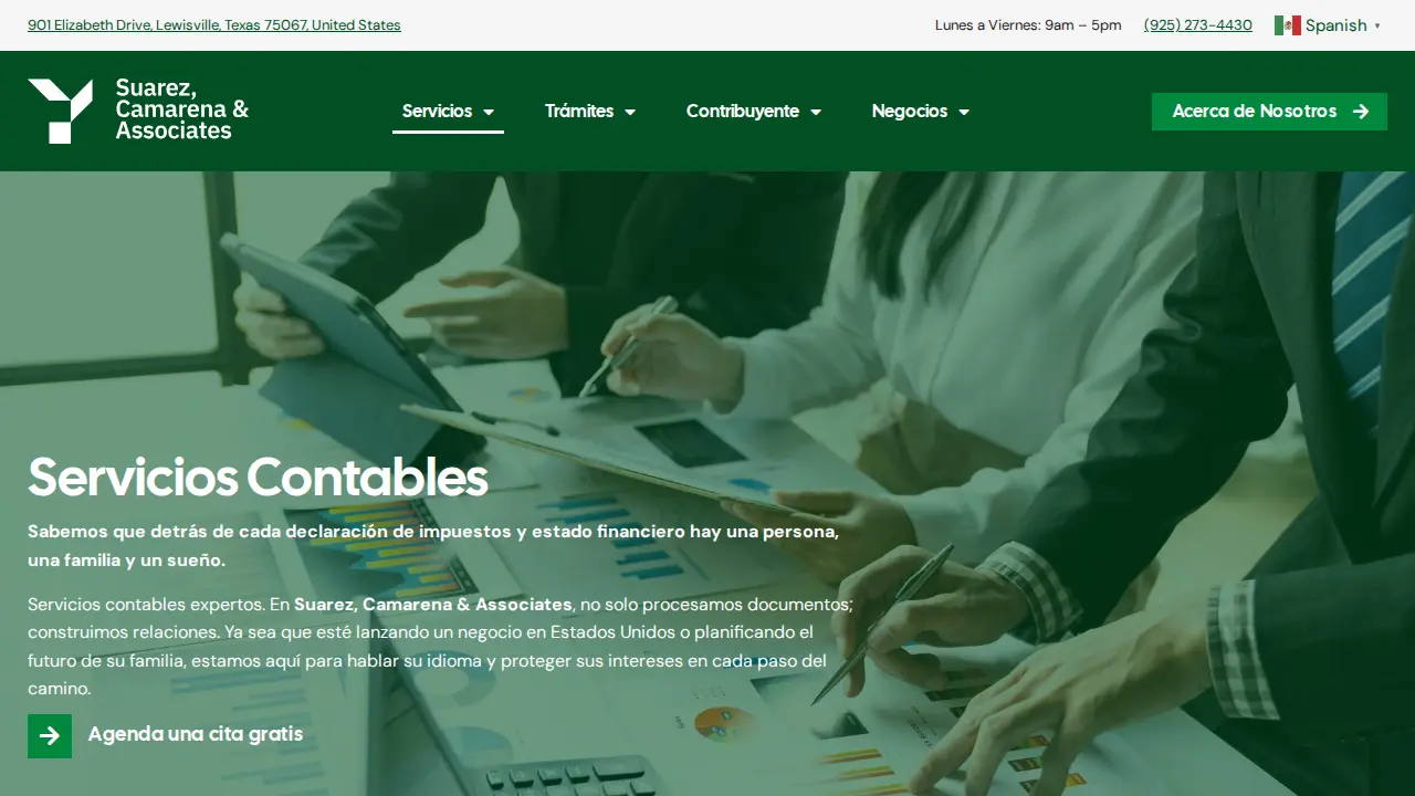 Suarez Camarena & Associates page